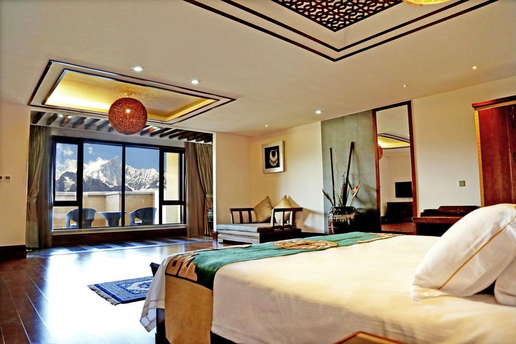 High Mountain Resort-Deqin Deqen Zimmer foto